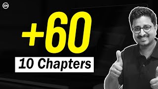 JEE 2025 - 60 Marks from 10 Chapters | +1700 Ques PDF | Average to Topper | Physics | Eduniti