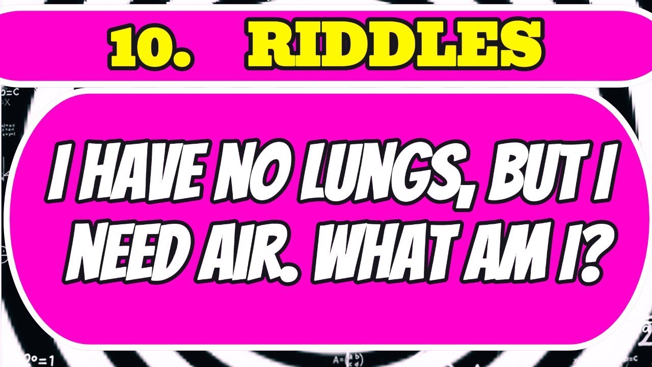 ONLY A GENIUS CAN SOLVE THESE RIDDLES 🧩 10 RIDDLES TO TEST YOUR BRAIN ...