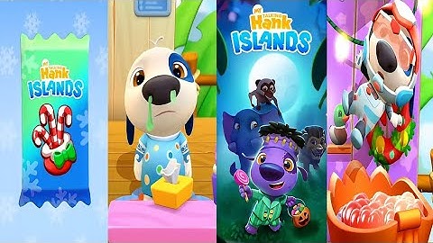 New Adventure Christmas Event - My Talking Hank: Islands Gameplay (Android, iOS Game) #tomhappy 
