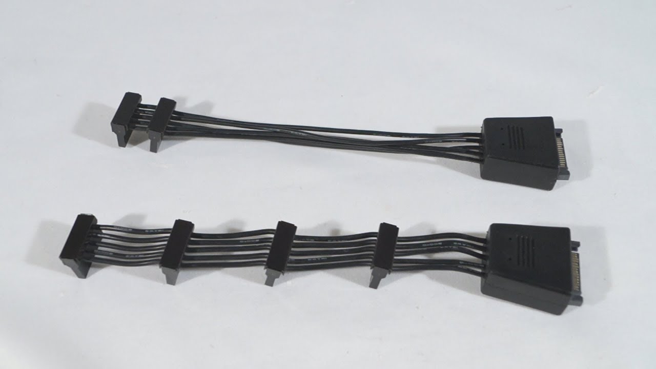 1568 Silverstone Cp06 Flexible Multi Sata Cables Video Review Youtube