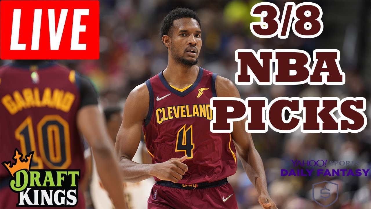 🔴LIVE DRAFTKINGS & YAHOO NBA PICKS TUESDAY 3/8/22 NBA DFS PICKS