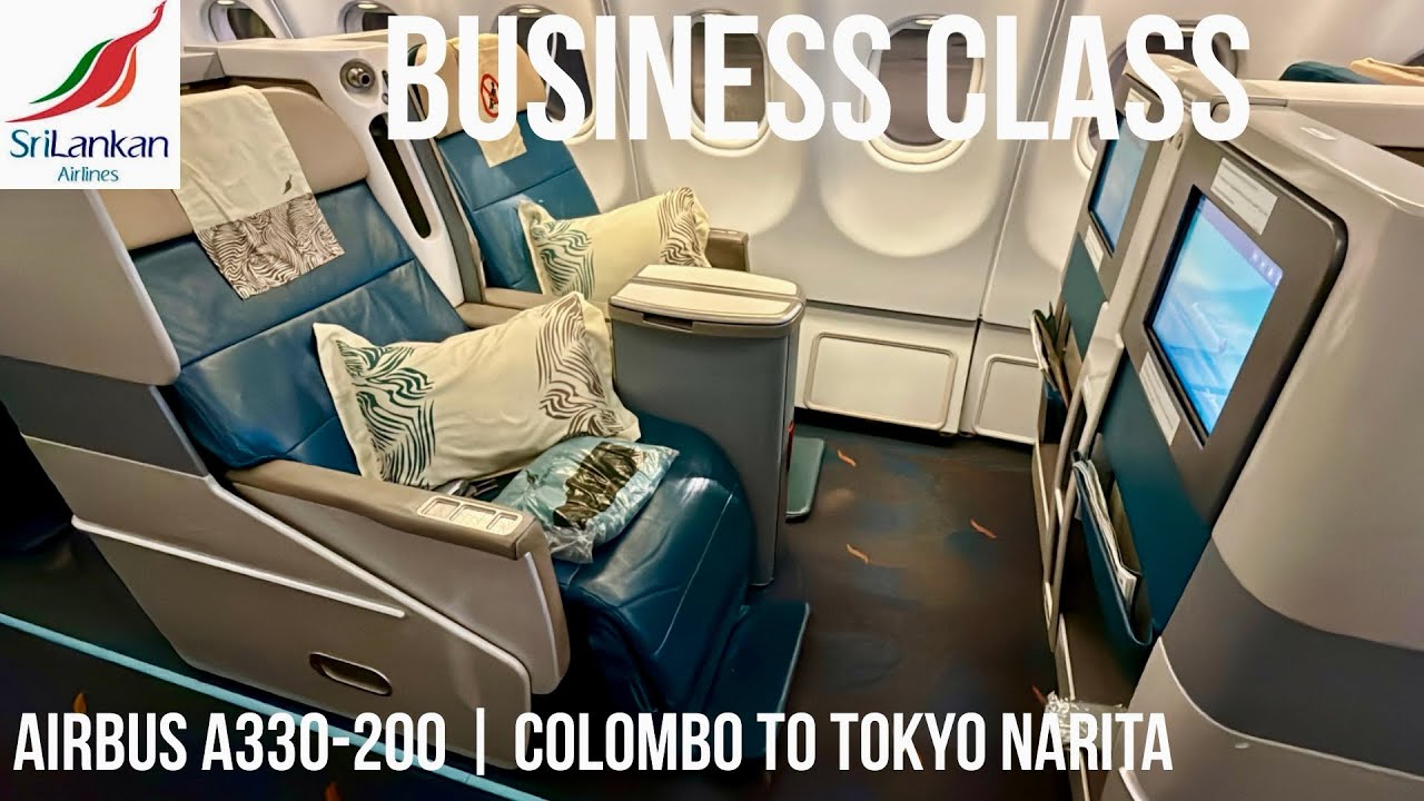 SriLankan Airlines Business Class Airbus A330-200 | Colombo to Tokyo Narita