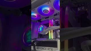 Fully White Gaming Pc With Argb