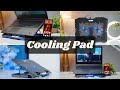 Techie 2 fan laptop cooling pad with mobile stand unboxing and overview