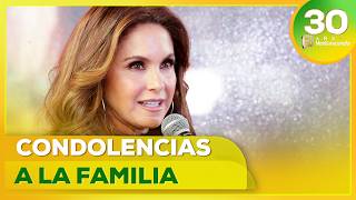 Lucero fue muy cercana a la familia Rosaldo y le envía sus condolencias a Alessandra | Ventaneando