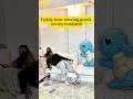 Taddy bear moving scaring prank funny #funny #prank #fyp #scaring #foryou