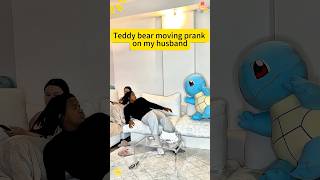 Taddy bear moving scaring prank funny #funny #prank #fyp #scaring #foryou
