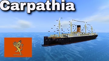 RMS Carpathia (Ocean Liner) | Minecraft Tutorial | 1:5 Scale