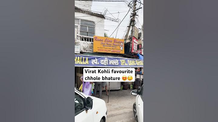 Virat Kohli ke Favourite Chole Bhature 😍 | Tilak Nagar Street Food #ytshorts  #shorts #viral