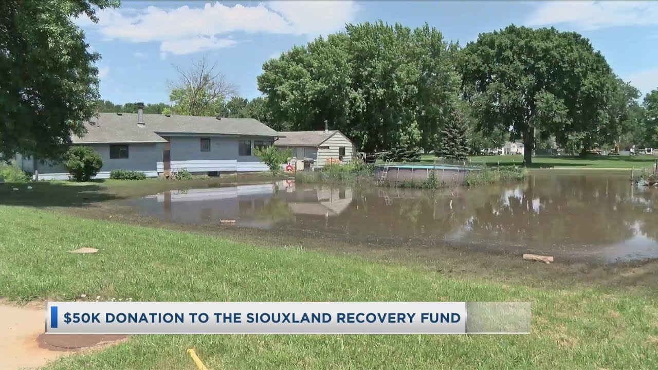 $50K Donation To The Siouxland Recovery Fund