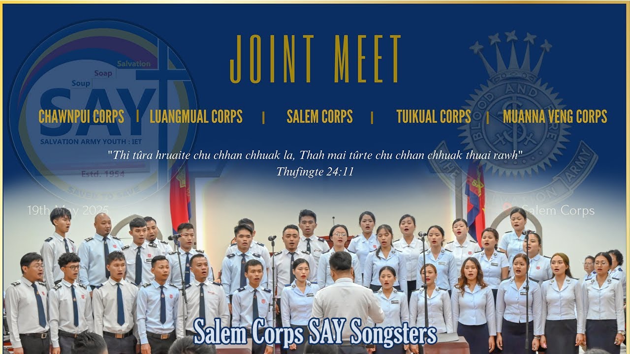 Salem Corps SAY Songsters - Ropui Ber || Joint Meet || Salem Corps || Dt.19.05.2025