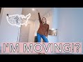 I’M MOVING! empty apartment tour &amp; what i eat in a day while traveling (SURPRISE!)