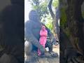 Pocong Digendong Gorila Besar dan Hitam 😱 #shorts #funny #viral #lucu #comedy