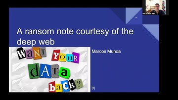 A ransom note courtesy of the deep web