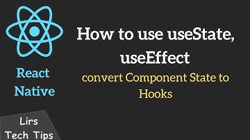 React Native #29: How to use useState, useEffect | React Hooks