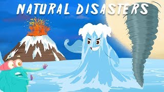 Natural Disasters compilation | The Dr. Binocs Show | Best Learning Videos For Kids | Peekaboo Kidz image