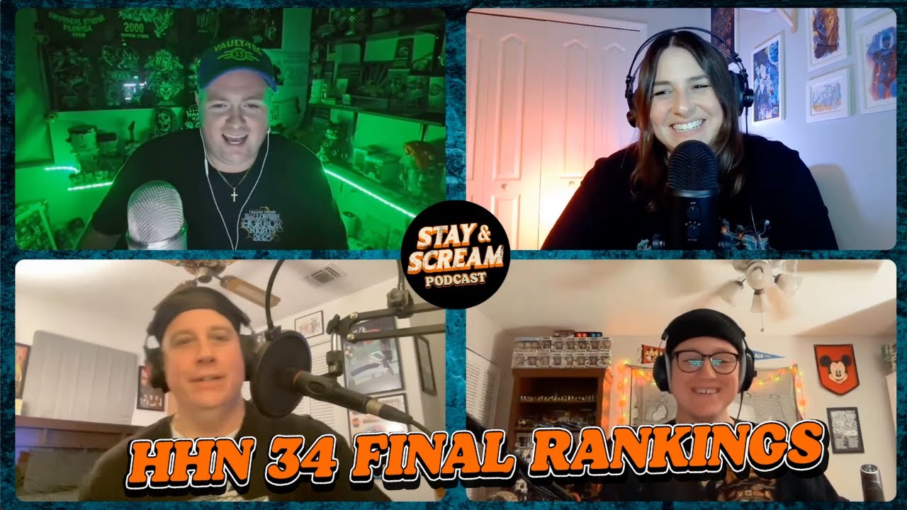 Our HHN34 Final Thoughts & Rankings: Houses & Zones! | Stay & Scream: an HHN Podcast