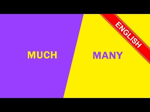 Many or Much the solution you are looking for - #much #many #vocabulary