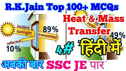 R.K.Jain Heat & Mass Transfer HMT MCQs part 4