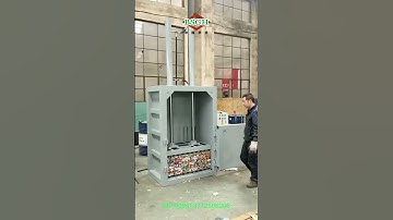 Small Aluminum Can Baler Machine Scrap Aluminum Compactor Recycling | How Do You Press Aluminum Cans