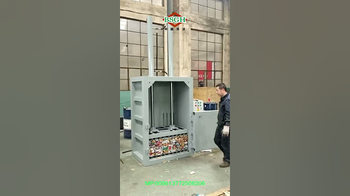 Small Aluminum Can Baler Machine Scrap Aluminum Compactor Recycling | How Do You Press Aluminum Cans
