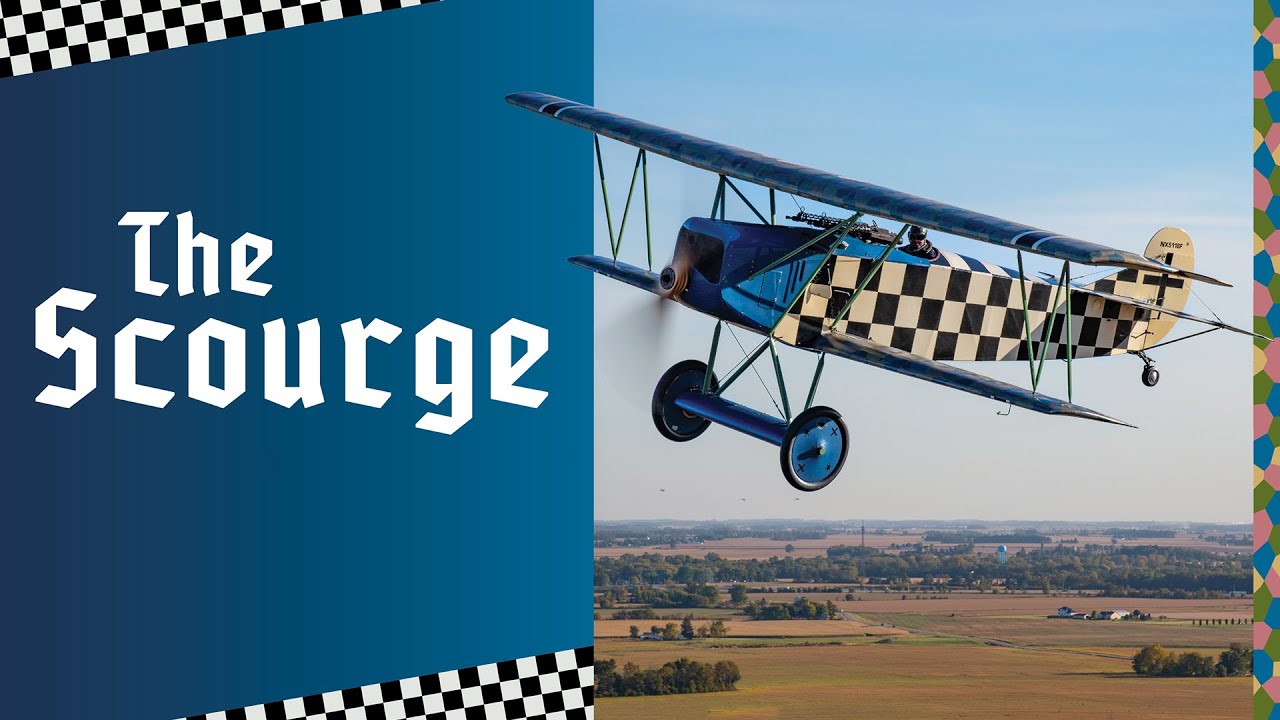 The Scourge | Buck Toenges' Replica Fokker D.VII - YouTube