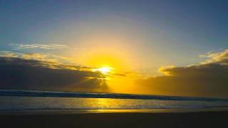 Sunrise first of of 2016 viewed from Gold Coast Australia