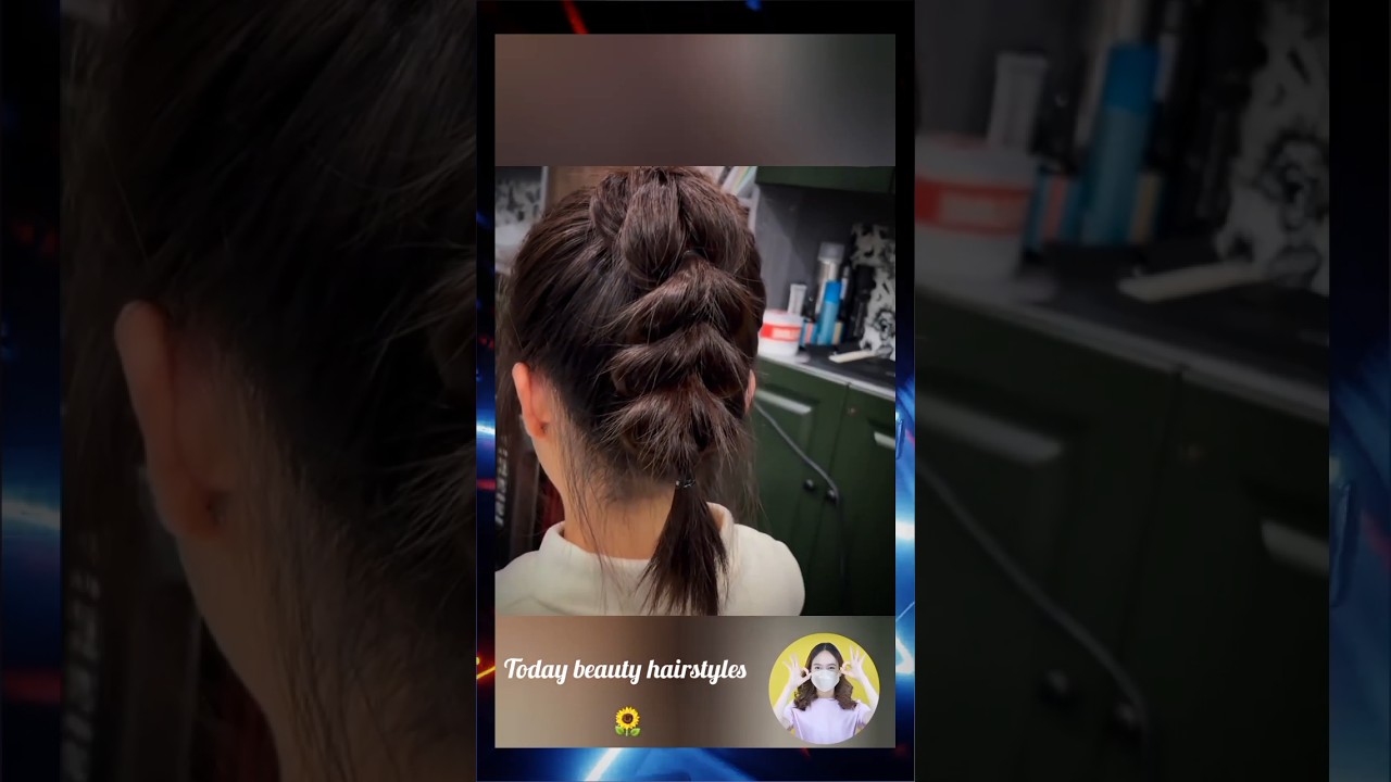 today hairstyles 😍 wow beautiful||#shorts