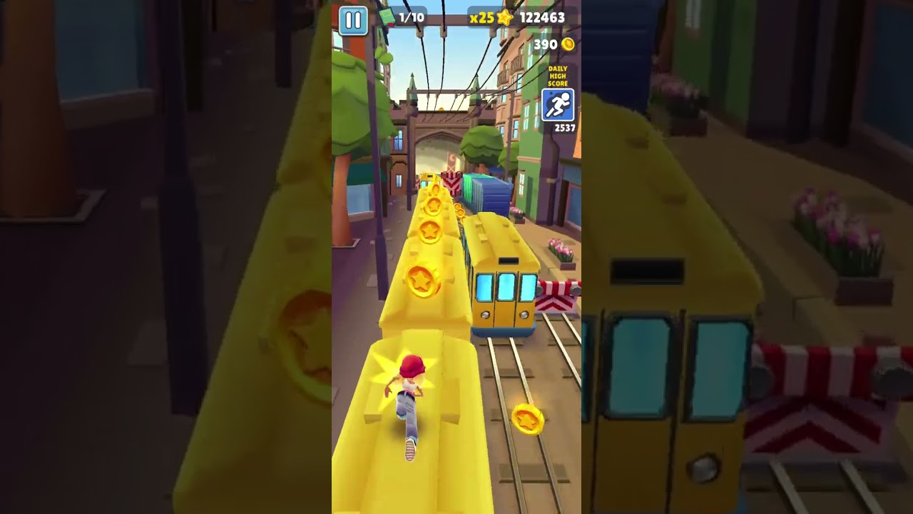 4 minutes and 40 seconds of subway surfers