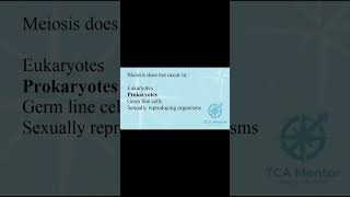 Meiosis does not occur in