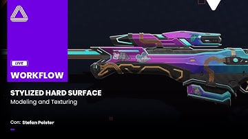 WORKFLOW | Stylized Fard Surface | Modeling and Texturing by Stefan polster