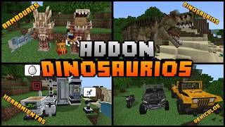 El Mejor Addon (Mod) de Dinosaurios para Minecraft Bedrock 1.21+ screenshot 4