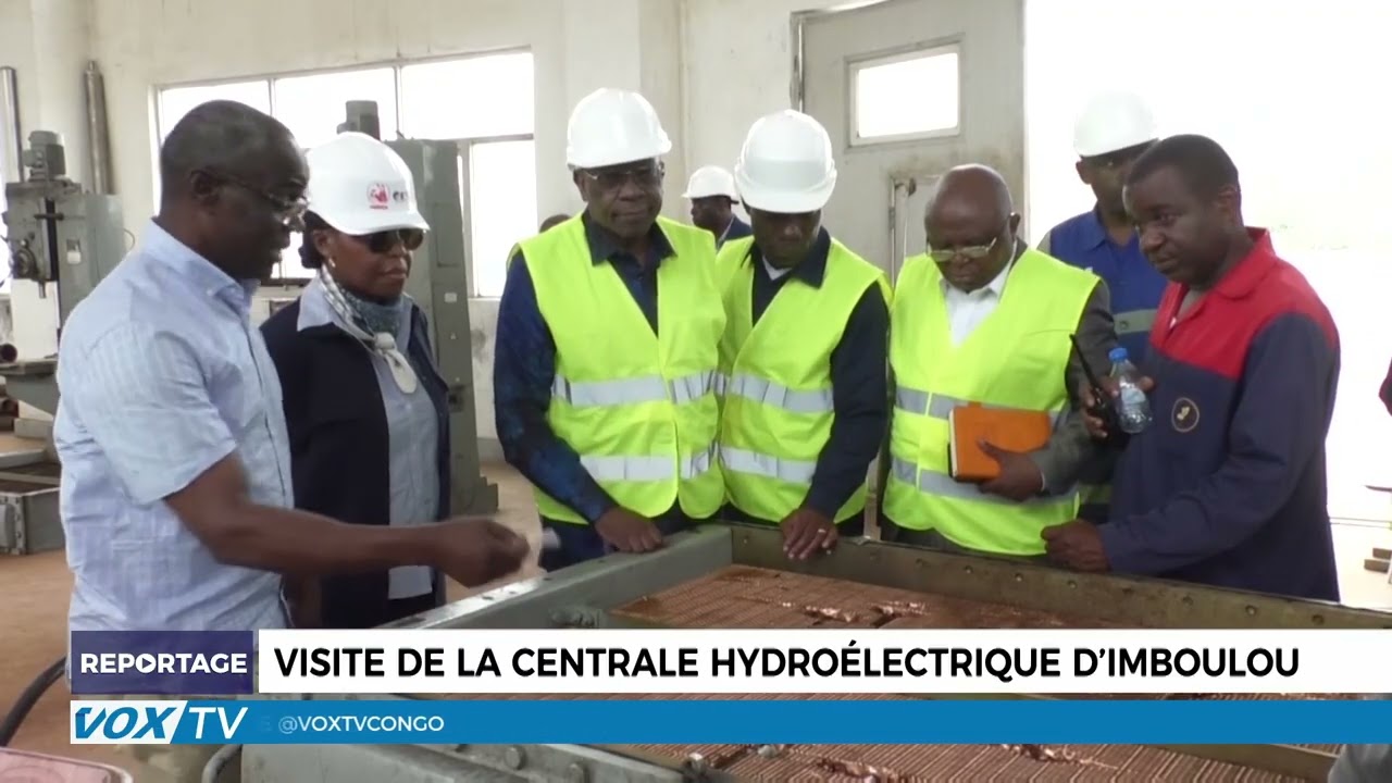 Visite de la centrale  hydroélectrique D’imboulou