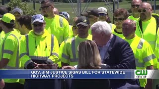 W.Va. Gov. Justice signs bill for statewide highway projects