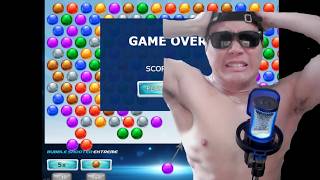 玉消しで頭を抱える男　ゲーム　　【バブルシューター】 screenshot 3