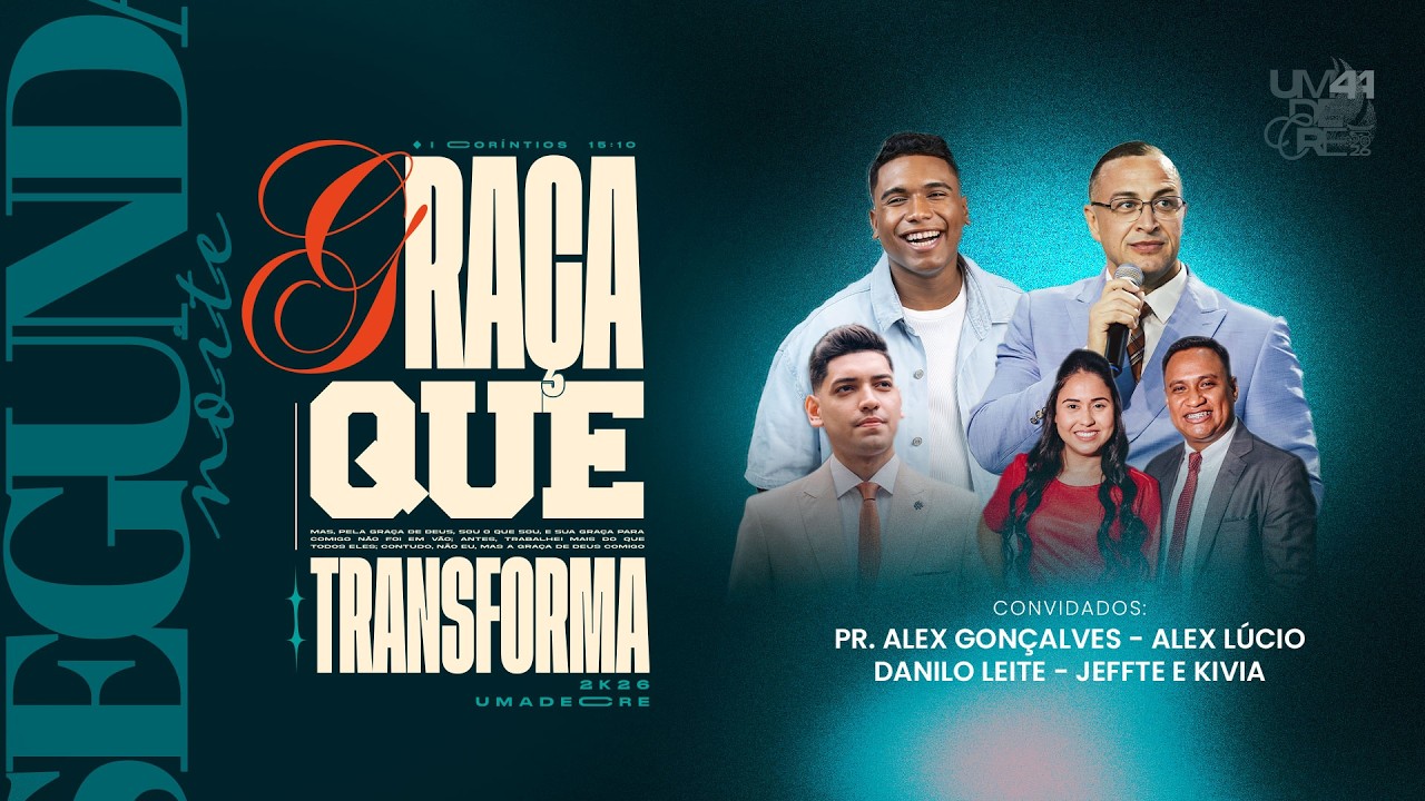 AO VIVO | 44º CONGRESSO DA UMADECRE  | GRANDE TEMPLO | 16/02/2026 | SEGUNDA NOITE