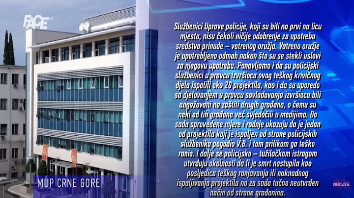 Novi detalji tragedije na Cetinju: Osoba za koju se sumnja da je ubila napadača saslušana u policiji