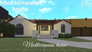 Mediterranean house [exterior] part 1 Bloxburg