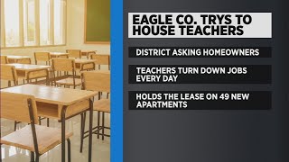 Eagle County School District asks residents to take in teachers due to rising housing prices