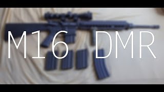 WE M16a3 GBBR custom DMR build (M110 inspired)