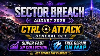 FASTEST WAY TO FINISH! 🔥 WAR COMMANDER SECTOR BREACH – AUGUST 2026 - | CTRL ATTACK + FREE REPAIR