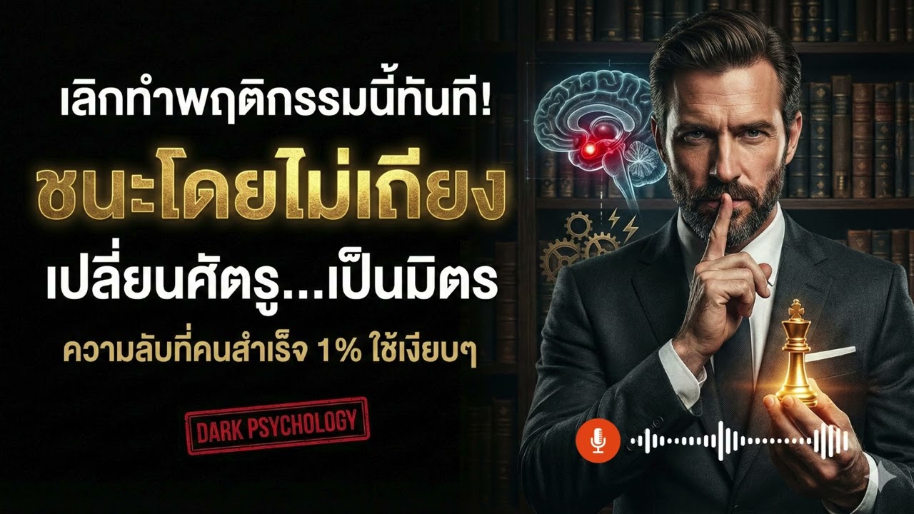 จิตวิทยาสายดาร์ก: วิธีชนะใจคนโดยไม่ต้องพูดเยอะ (แต่ได้ผล 100%)