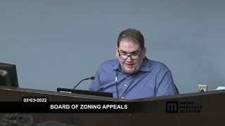 02/03/22 Zoning Appeals