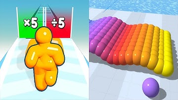 Tall Man Run VS Canvas Run - All Levels SpeedRun Gameplay Android iOS Ep 5