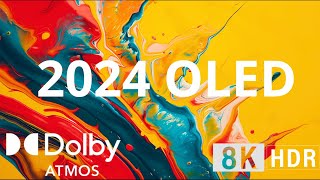 OLED DEMO 2024, Binaural Mix, Sound Design, 8K HDR 60FPS Dolby Atmos!