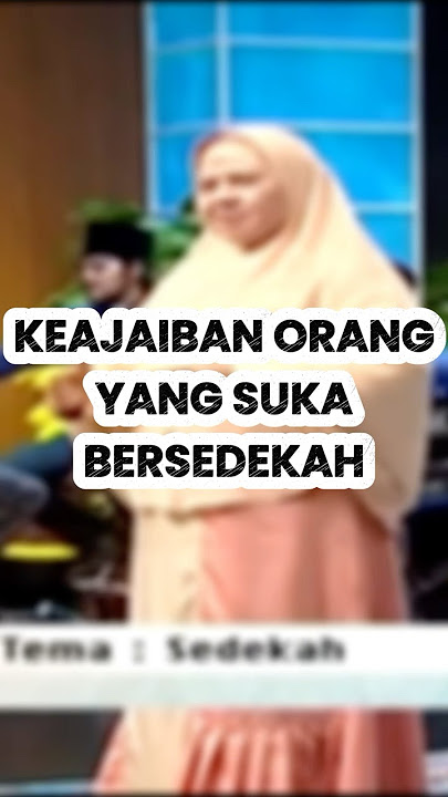 Jangan Sepelekan Keajaiban dari Sedekah | Rumah Mamah Dedeh