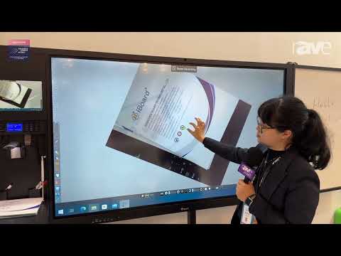 ISE 2025: iBoard Features TE-QS-75AIO Interactive Whiteboard with Built-In Doc Scanner, Windows PC