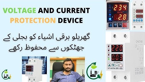 Adjustable Voltage & Current Protector | Voltage and Current Protection Relay Parameters Settings