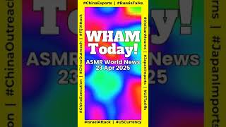 RIP Pope Francis : Vatican Veils, World Mourns WHAM Today! ASMR Daily News. #shorts #popefrancis