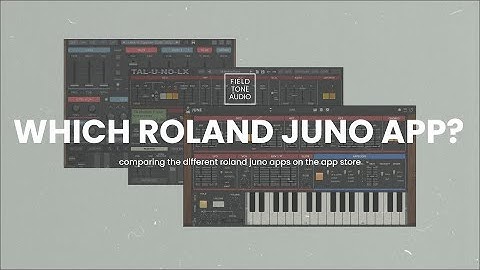 Comparing iOS Roland Juno Synths (J6, JUNE, & TAL-U-NO-LX)